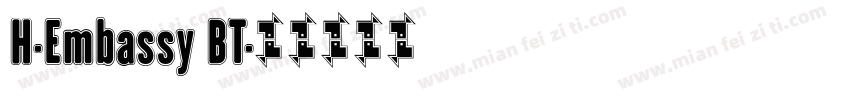 H-Embassy BT字体转换